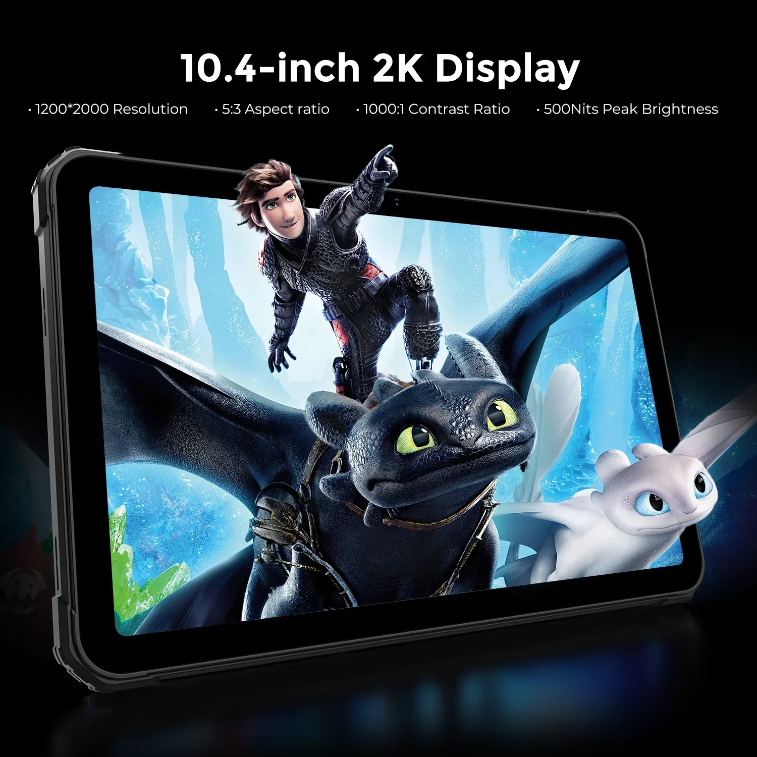 FOSSiBOT DT3 5G - Écran 10,4 Pouces - 32 Go de RAM + 256 Go - Processeur MediaTek Dimensity 7300 4nm Octa-core - Batterie 21560 mAh - Appareil Photo 64 MP - Charge Rapide 66W - Android 15 Tablette Robuste - Image 11