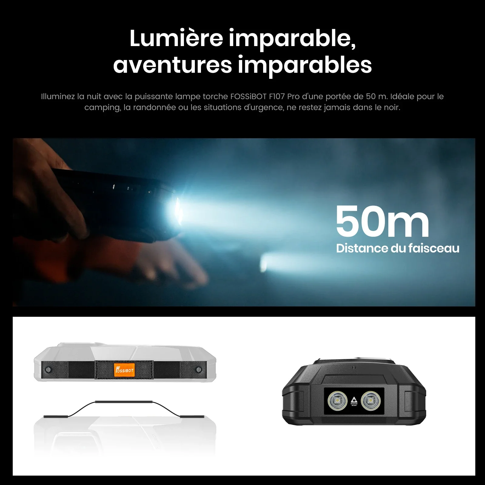 FOSSiBOT F107 Pro - Smartphone Robusté 6,95 Pouces 30+512GB MediaTek Dimensity 7300 200MP+32MP 28000mAh Android 15 Vision Nocturne Stellaire - Image 10