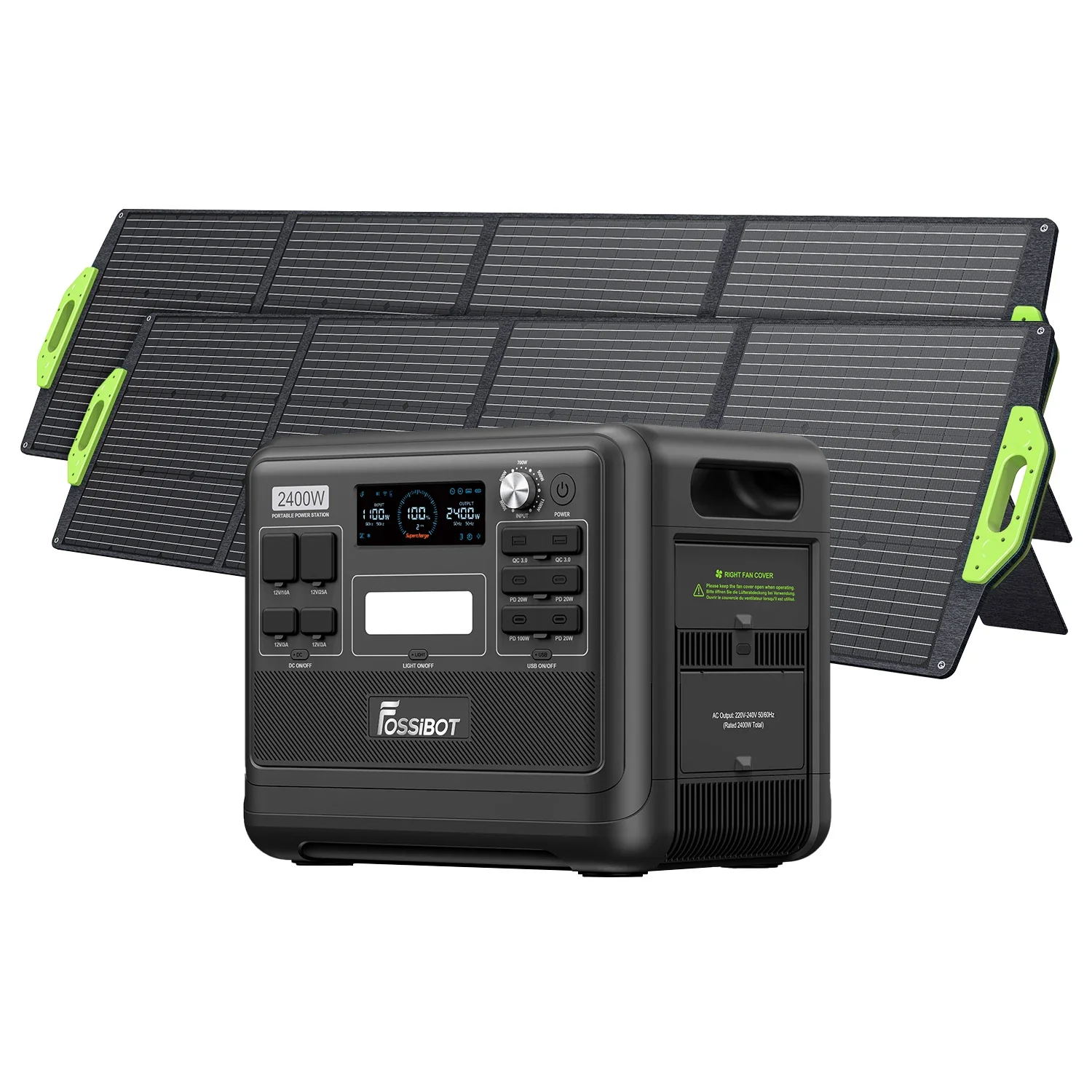 FOSSiBOT F2400 station électrique portable - 2 048 Wh | 2 400 W - Image 17
