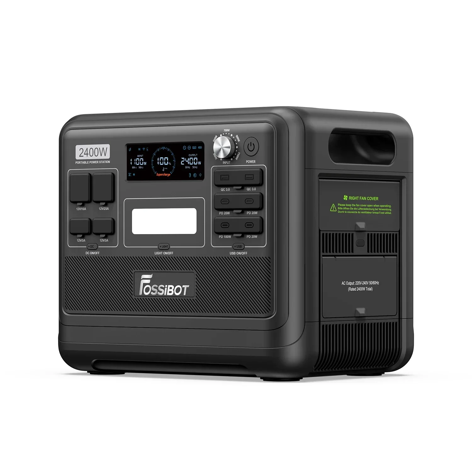 FOSSiBOT F2400 station électrique portable - 2 048 Wh | 2 400 W - Image 20