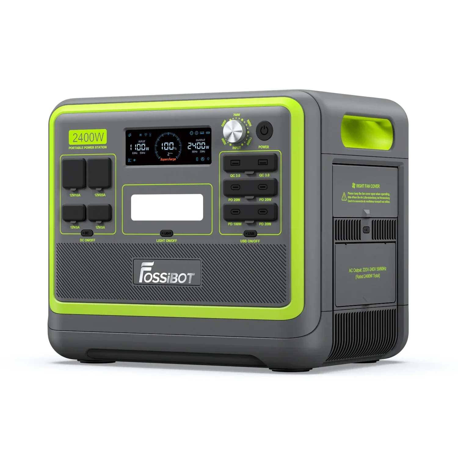 FOSSiBOT F2400 station électrique portable - 2 048 Wh | 2 400 W - Image 9