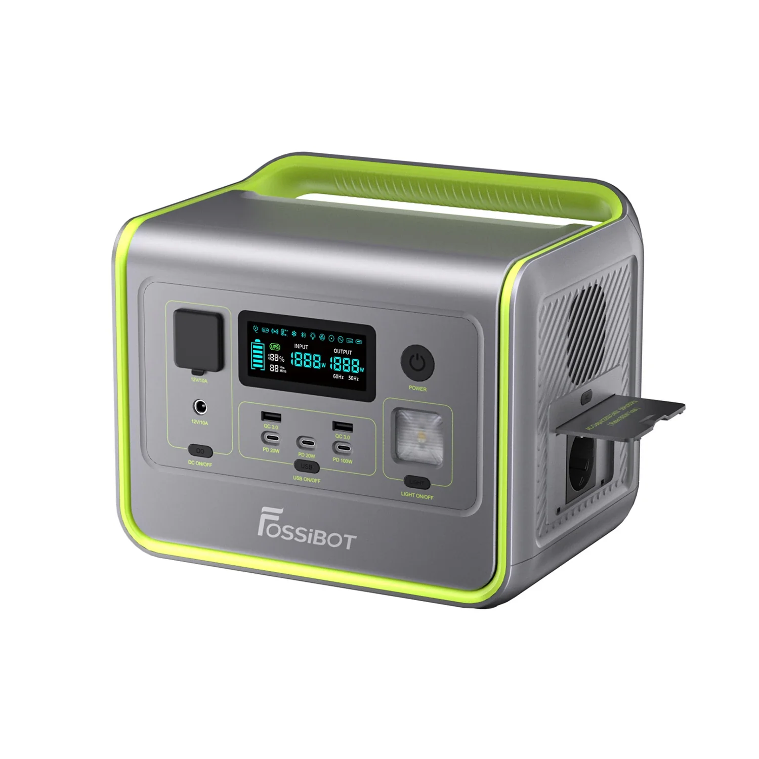 FOSSiBOT F800 station électrique portable - 512 Wh | 800 W - Image 6