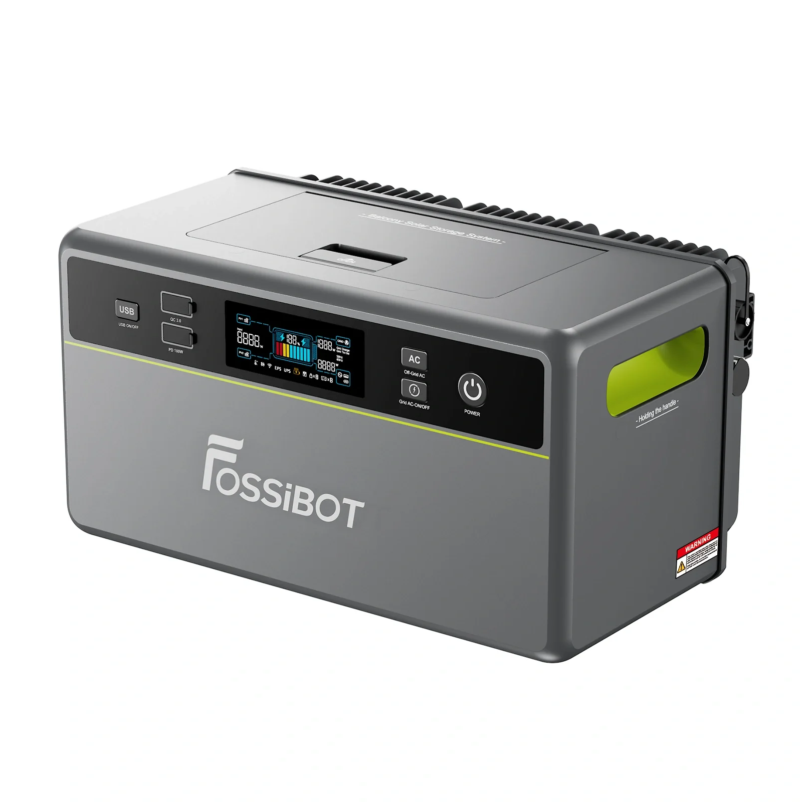 FOSSiBOT FBP1200 Système de stockage d’énergie solaire tout en un avec station d’énergie pour balcon - Image 8