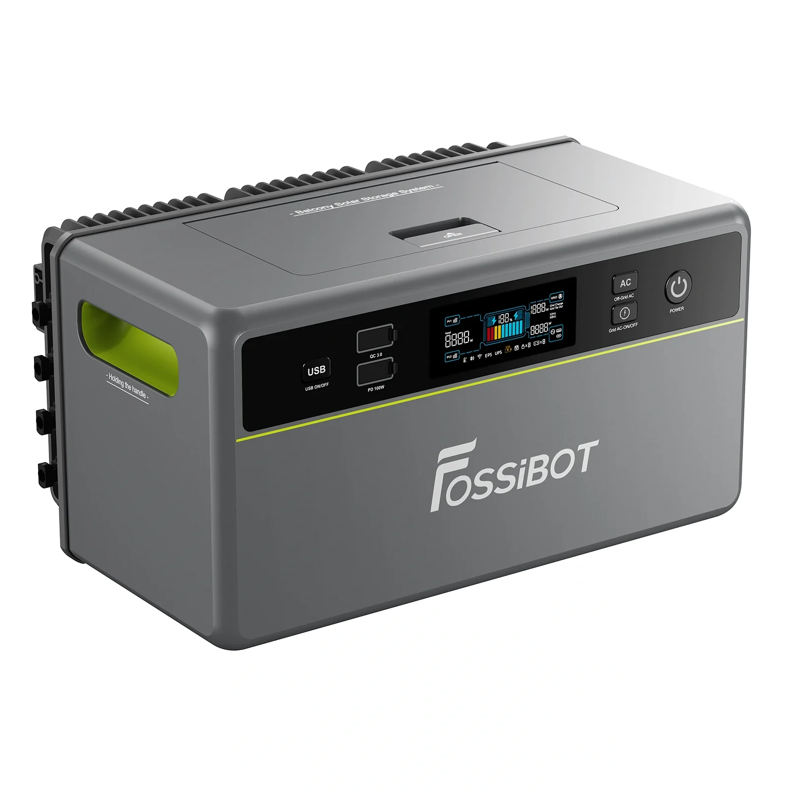 FOSSiBOT FBP1200 Système de stockage d’énergie solaire tout en un avec station d’énergie pour balcon - Image 9